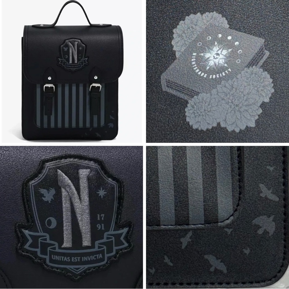 WEDNESDAY Nevermore Academy‎ Mini Backpack